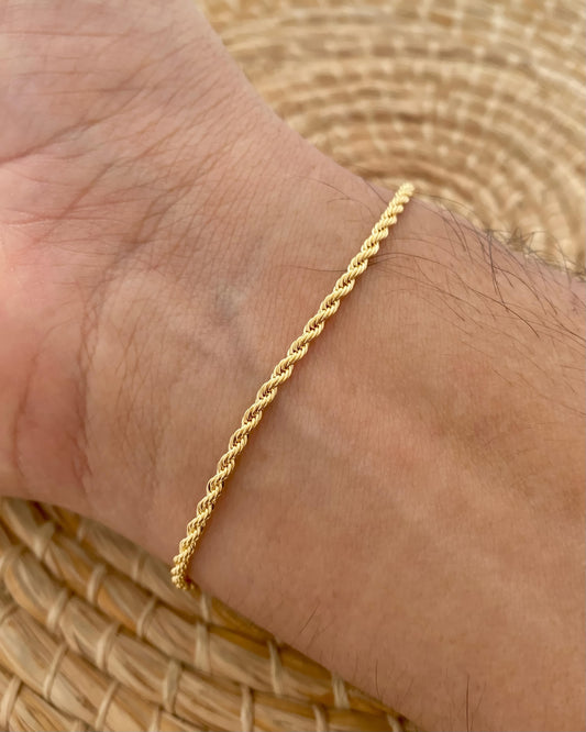 Pulsera lazo 2mm 18 cm